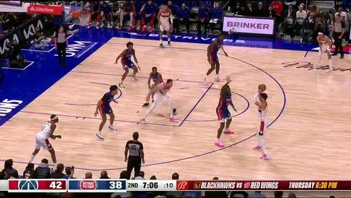 《NBA全场集锦》【回放】NBA常规赛：奇才vs活塞第2节英文原声回放