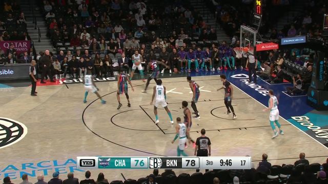 迈尔斯-布里奇斯vs篮网集锦 全场拿下23+5+2上演逆天空接扣篮