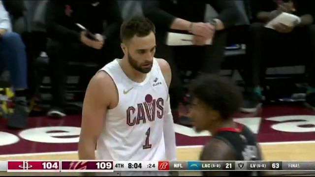 NBA常规赛：火箭vs骑士第4节英文原声回放