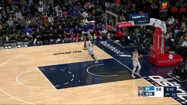 NBA常规赛：尼克斯vs奇才英文原声全场回放