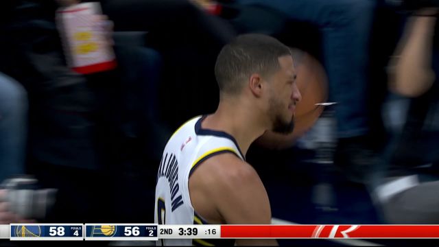 伸出长臂守护禁区 哈利伯顿只手遮天送出大帽