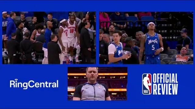NBA常规赛：尼克斯vs魔术第3节英文原声回放