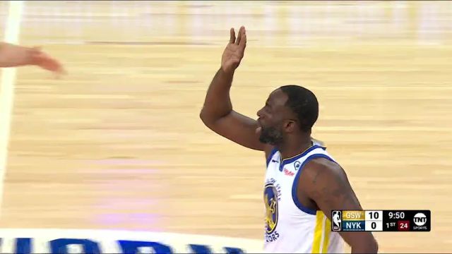 NBA常规赛：勇士vs尼克斯第1节中文解说回放