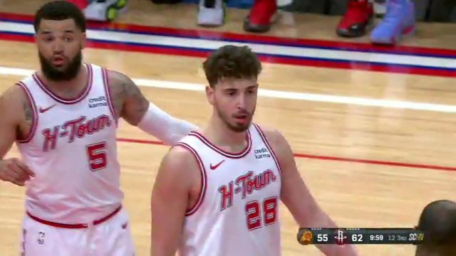 NBA常规赛：太阳vs火箭英文原声全场回放