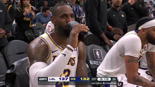 湖人vs勇士加时赛二英文原声回放