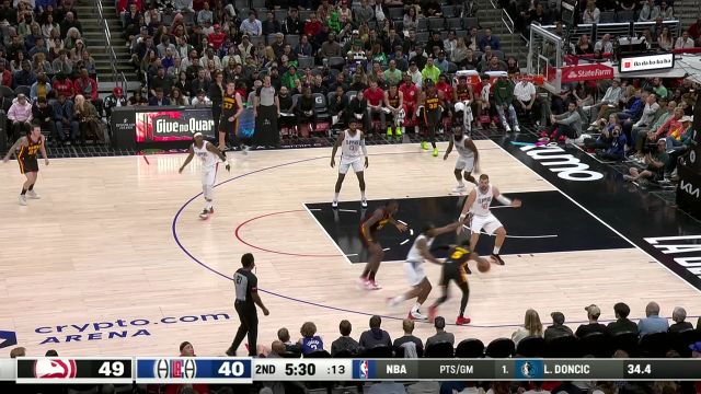 穆雷vs快船集锦 全场21分10助攻 三分三连击打懵快船