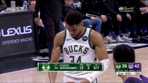 《NBA全场集锦》【回放】雄鹿vs国王第2节中文解说回放