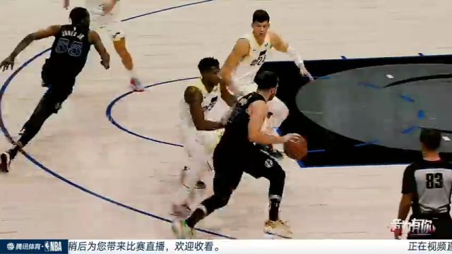 NBA常规赛：火箭vs开拓者第2节中文解说回放