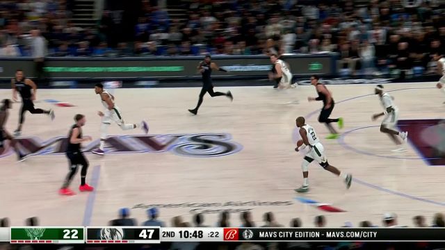 还得说是老搭档配合得舒服 米德尔顿直塞篮下字母哥空接终结