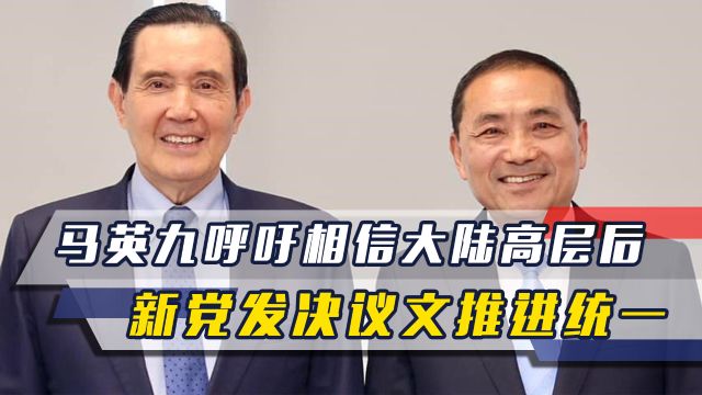 岛内形势有变,马英九呼吁相信大陆高层后,统派发决议文推进统一