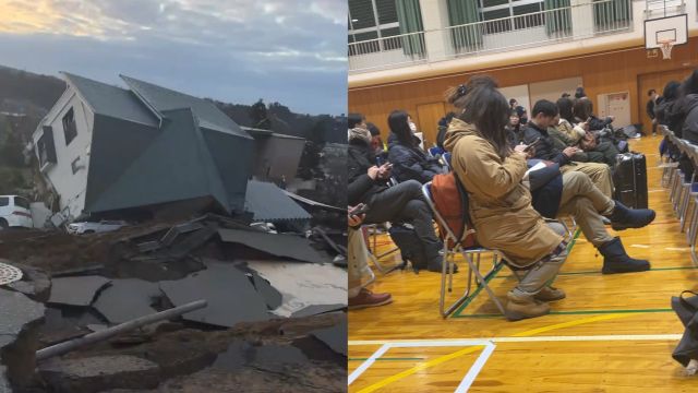 在日中国夫妻亲历日本地震:电车车厢不停晃动,后被转移到体育馆避难