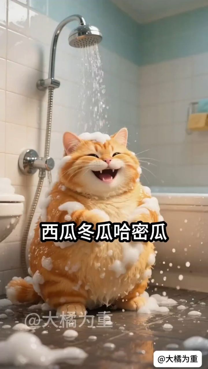 #即梦ai#橘猫ai#胖橘猫ai#胖橘ai#胖橘猫大橘洗澡_高清1080P在线观看平台_腾讯视频