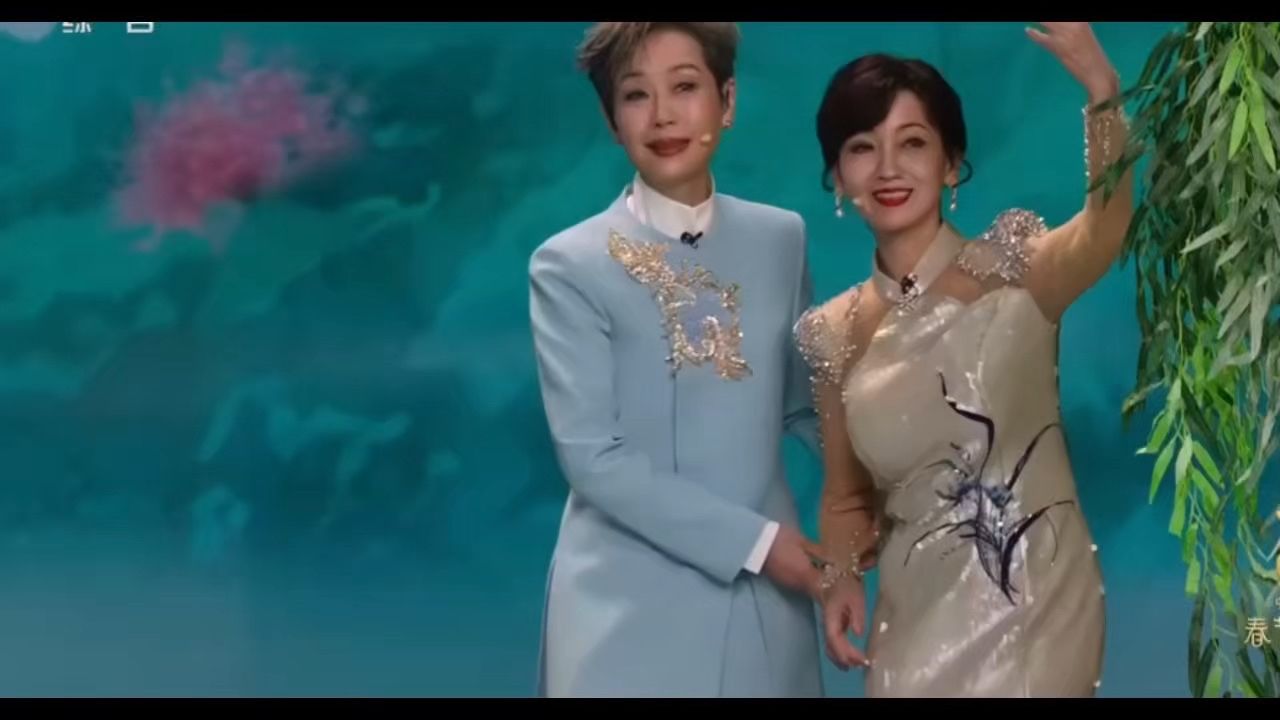 2025年春晚小品《借伞》中，赵雅芝和叶童惊喜现身，全场欢呼！_高清1080P在线观看平台_腾讯视频
