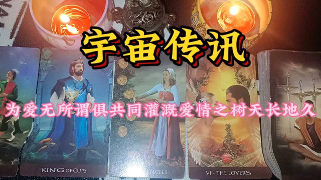 宇宙传讯:为爱无所畏惧前进,共同灌溉爱情之树茁壮成长,天长地久