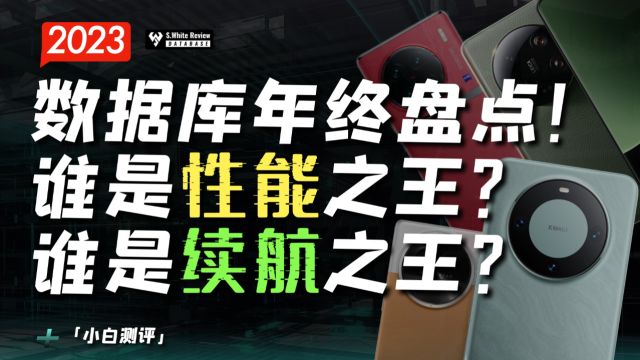 「小白」2023数据库大盘点:谁是性能之王?谁是续航之王?