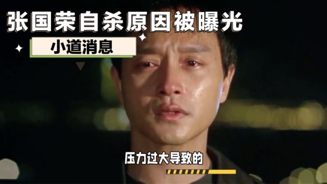 马未都曝光张国荣自杀原因