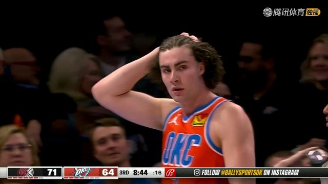 2023/24赛季NBA常规赛：开拓者 VS 雷霆 全场回放