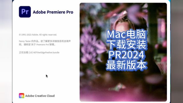 苹果系统PR2024官方中文版下载安装的教程 pr2024支持所有芯片苹果电脑