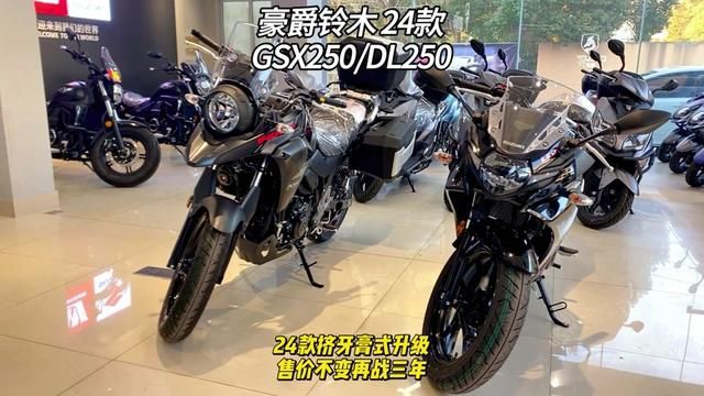 24款GSX250\DL250小升级,还能再战三年#豪爵铃木 #铃木三剑客