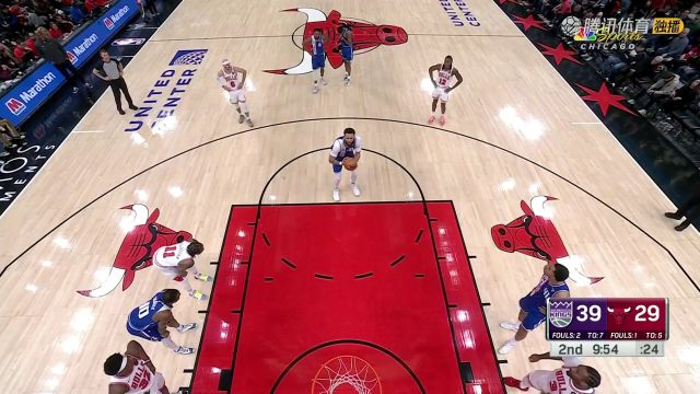 2023/24赛季NBA常规赛：国王 VS 公牛 全场回放