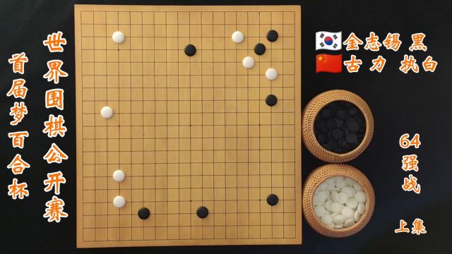 首届梦百合杯世界围棋公开赛64强古力vs金志锡上集