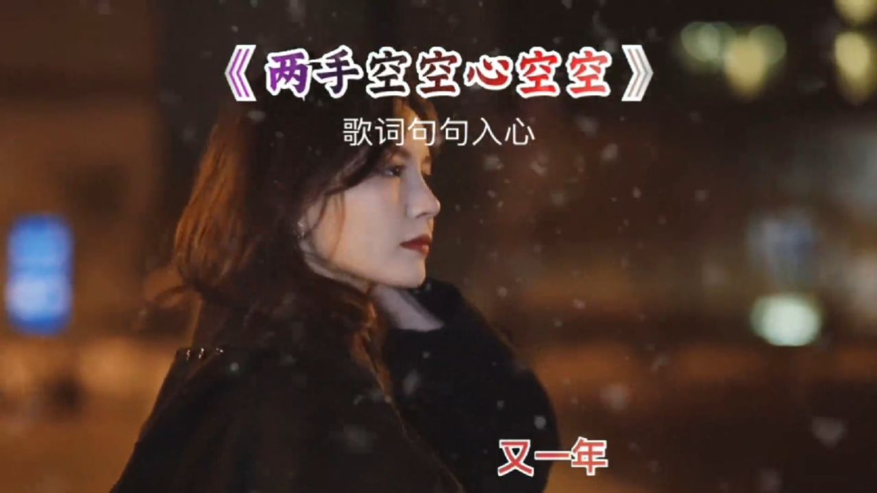 两手空空心空空