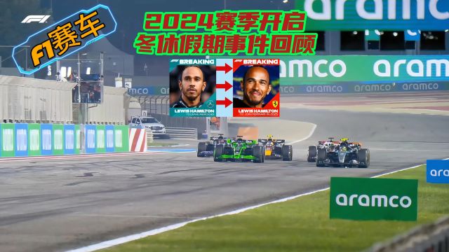 F1赛车 2024赛季开启 冬休假期事件回顾