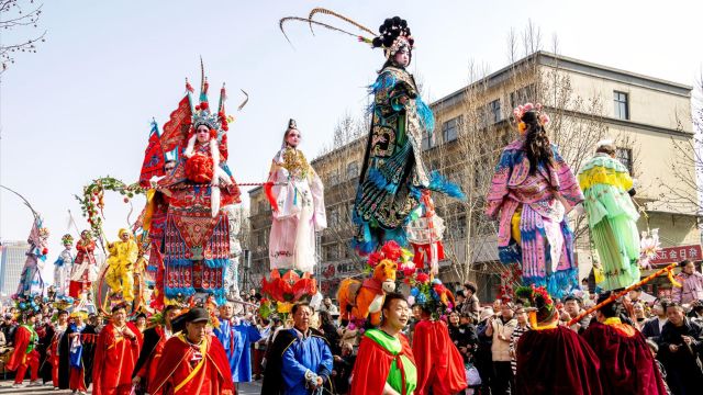 背阁:尽情狂欢,久久不愿结束丨2024河南滑县ⷩ“口正月火神庙会第三天