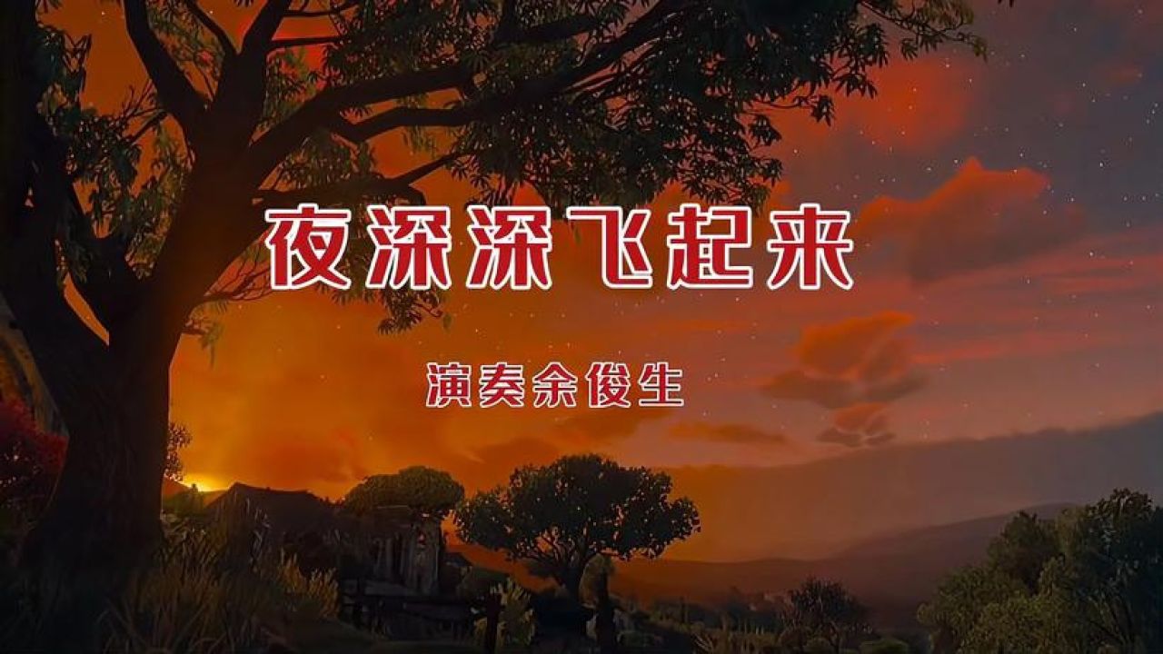 《夜深深飞起来》演奏:余俊生