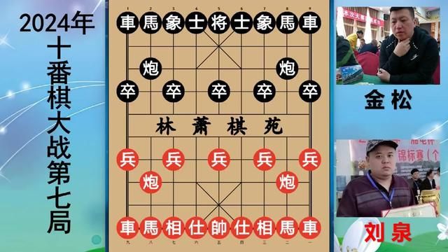 十番棋第七局:刘泉施展骗招奏效否?金松弃卒夺炮,结尾惨不忍睹 #十番棋 #刘泉 #金松 #象棋大师 #林萧棋苑