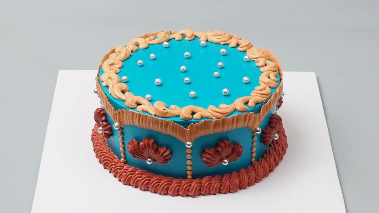 复古主题蛋糕装饰创意