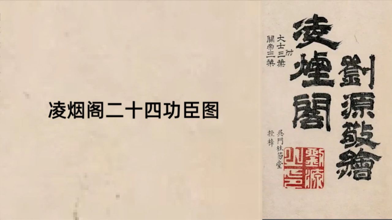名画赏析 | 凌烟阁二十四功臣图(上)