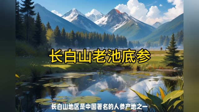 长白山人参品种很多,老池底参,你了解吗