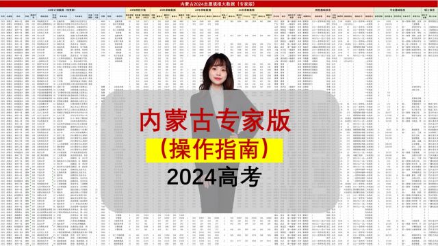 内蒙古24年专家版数据:规划师常用工具,一键生成填报方案!