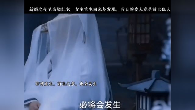 新婚之夜至亲染红衣 女主重生回来却发现,昔日的爱人竟是前世仇人 #红衣醉