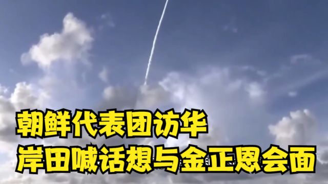 朝鲜代表团访华,岸田喊话想与金正恩会面,日本军事扩张死灰复燃