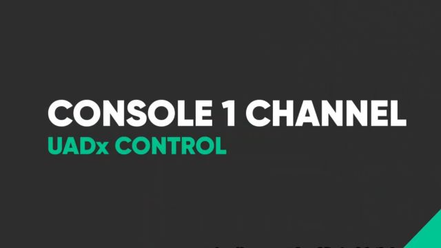 Softube Console 1 支持控制 UADx