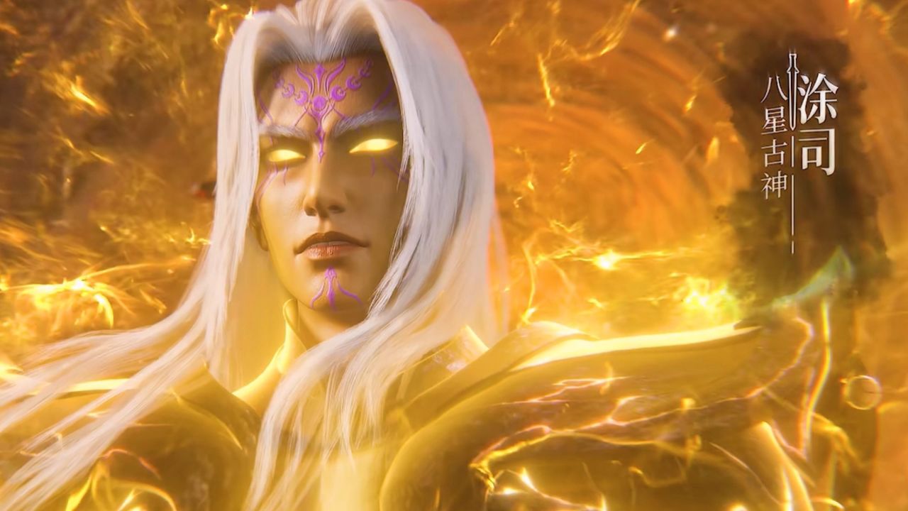 拓森原是八星古神涂司的魔念化身,在修炼墨流分神术失败后形成.