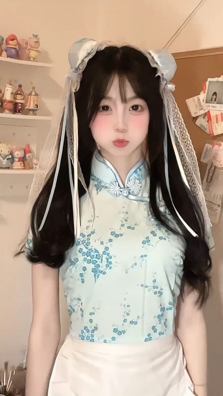 中华小厨娘来也!#甜妹 #中华娘 #双马尾