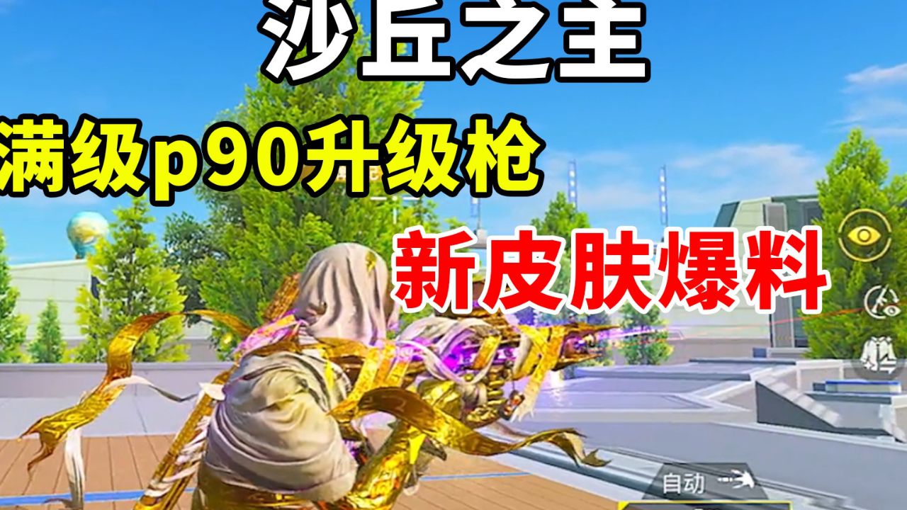 沙丘之主满级p90升级枪上手演示!