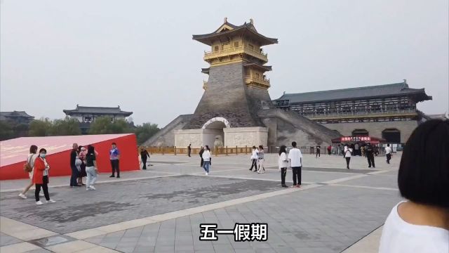 五一假期探访襄阳唐城,汉江大桥美景伴特色小吃,文化美食双丰收