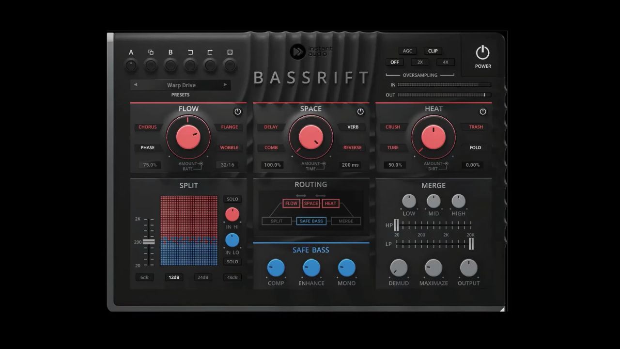 united plugins bassrift 贝斯低频拆分增强音频效果器介绍