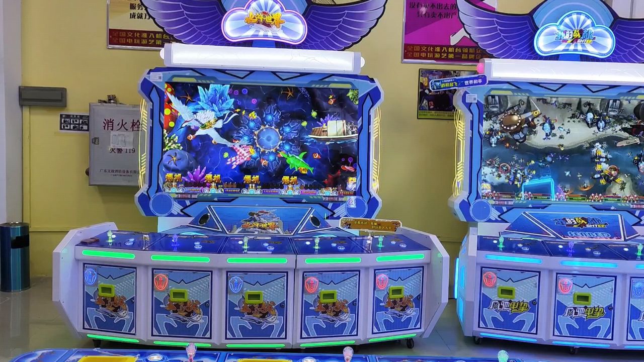 邦杰科技电玩游戏水浒世界立式鱼机