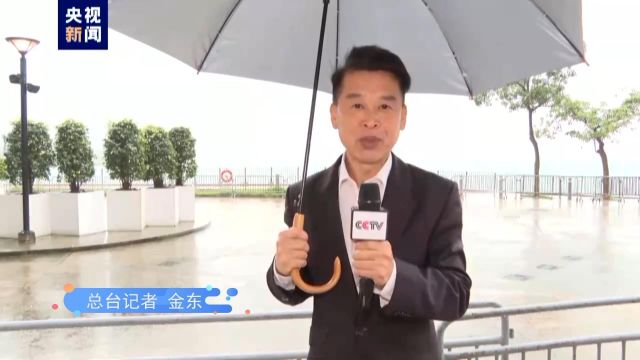 香港天文台发出红色暴雨警告信号