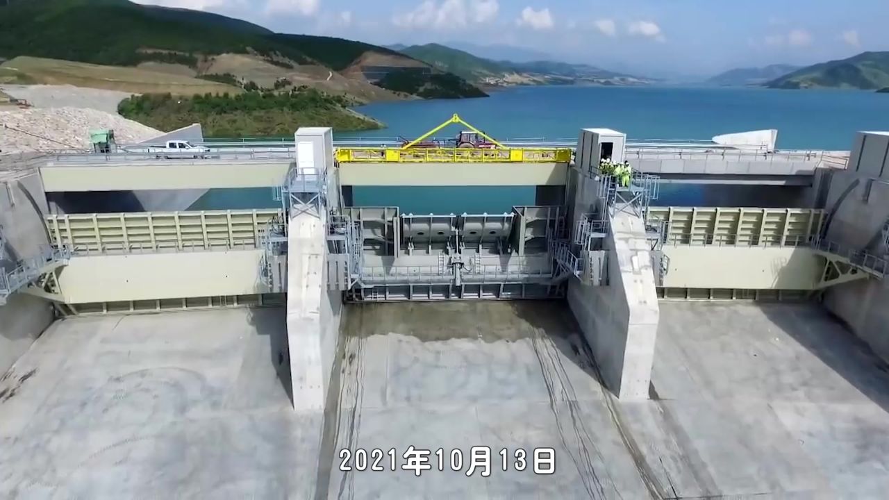 水库闸门是什么原理?实拍水闸工作全程,佩服工程师智慧_高清1080P在线观看平台_腾讯视频