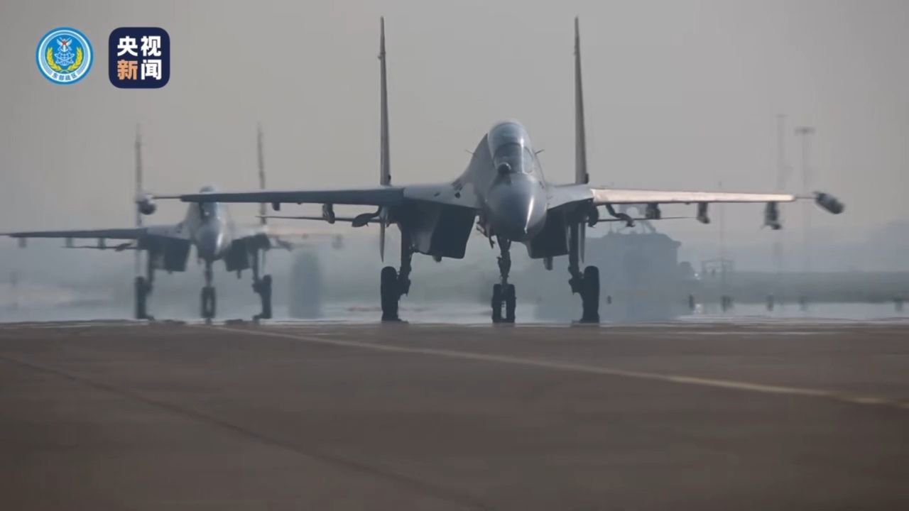 风雷电火！“联合利剑—2024A”演习精彩瞬间来了_高清