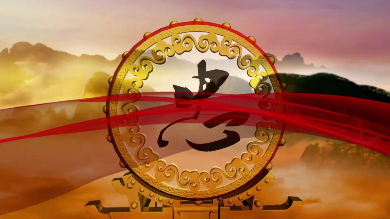 精忠报国2版02led背景视频素材高清动态