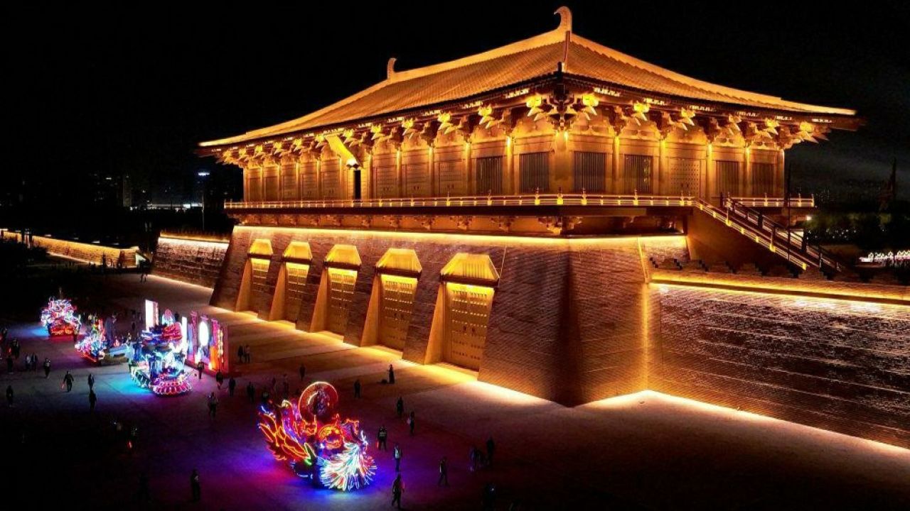 大明宫国家遗址公园,大明宫是中国历史上辉煌强盛的唐朝印记,能欣赏