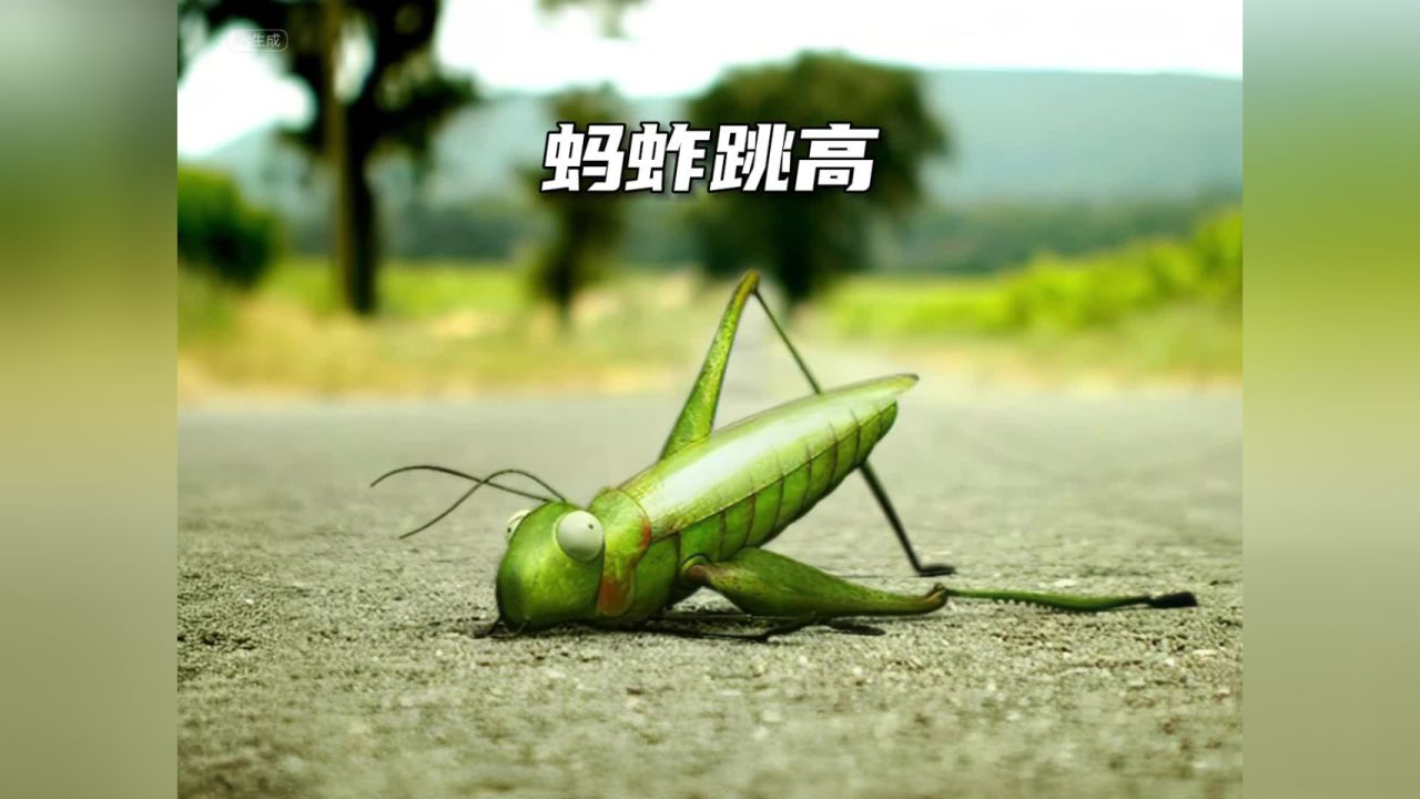 蚂蚱被瓢老六弹飞之后,苦练跳高试图报复