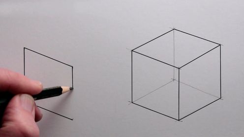 怎么画正方体,手把手教你画正方体,快快收藏起来,学数学用得上_高清1080P在线观看平台_腾讯视频